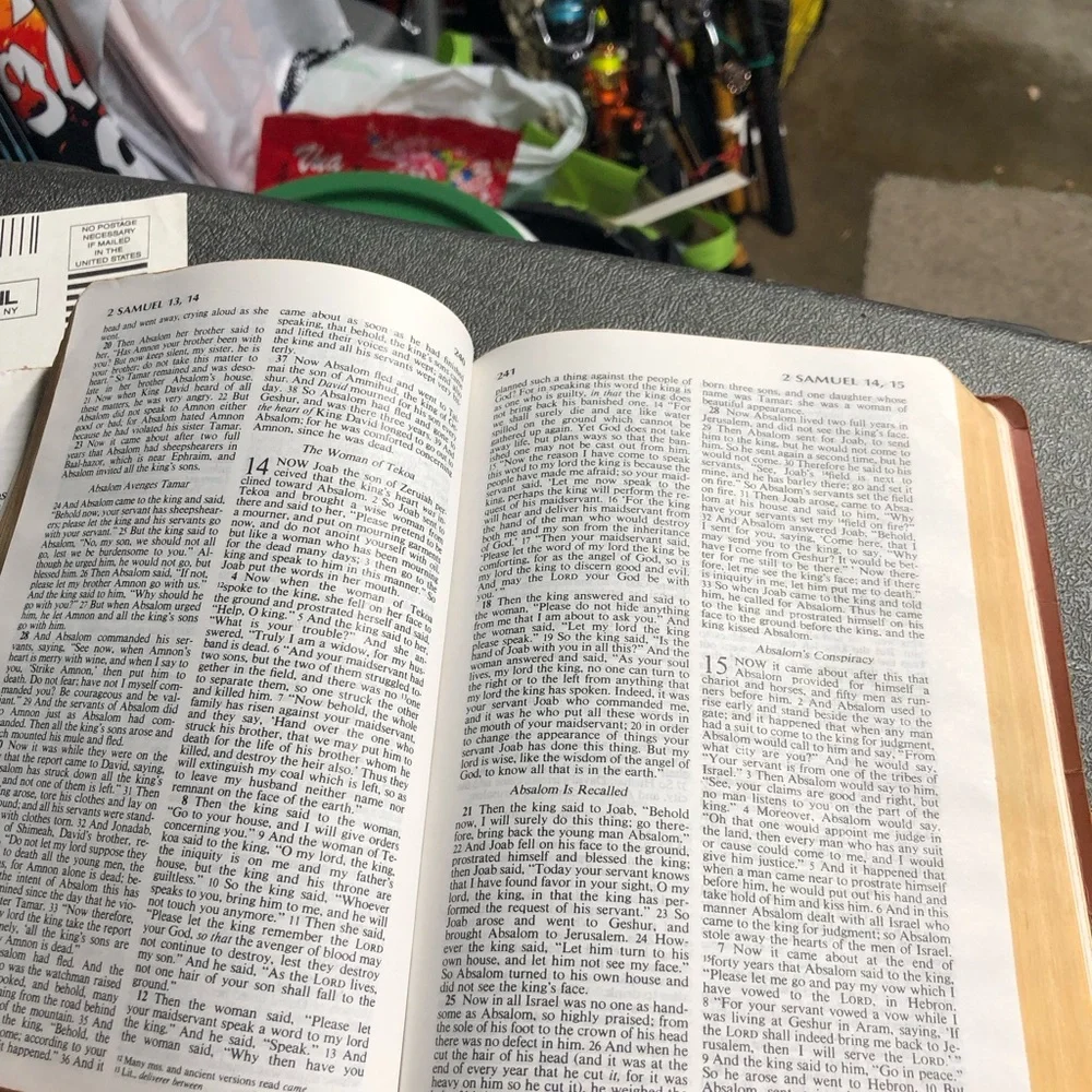 Holy Bible New American Standard Burgundy Cover Portable by B&H 1977